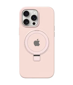 Чохол Silicone Case Full Protective with Ring для Apple iPhone 15 Pro Max (6.7") Pink
