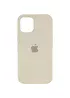 Чехол Silicone Case Full Protective (AA) для Apple iPhone 15 Pro Max (6.7") Бежевый / Antigue White