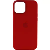 Чехол Silicone case (AAA) full with Magsafe and Animation для Apple iPhone 15 Pro Max (6.7") Красный / Guava