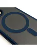 TPU+PC чехол Metal Buttons with MagSafe для Apple iPhone 15 Pro Max (6.7") Синий
