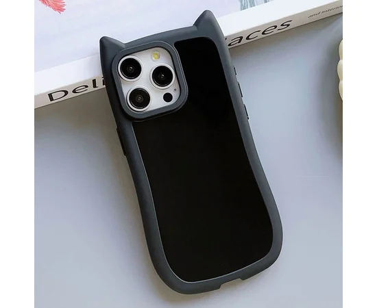 Чехол TPU GETMAN Cat with straps для Apple iPhone 15 Pro Max (6.7") Black