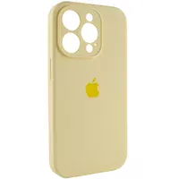 Чохол Silicone Case Full Camera Protective (AA) Apple iPhone 15 Pro Max (6.7") Жовтий / Mellow Yellow