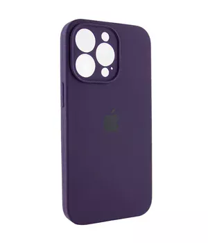 Чехол Silicone Case Full Camera Protective (AA) для Apple iPhone 15 Pro Max (6.7") Фиолетовый / Elderberry