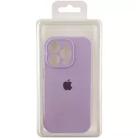 Чехол Silicone Case Full Camera Protective (AA) для Apple iPhone 15 Pro Max (6.7") Сиреневый / Lilac / PVH