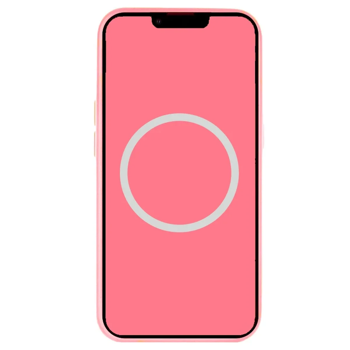 Чохол Silicone case (AAA) full with Magsafe and Animation для Apple iPhone 15 Pro Max (6.7") Рожевий / Pink