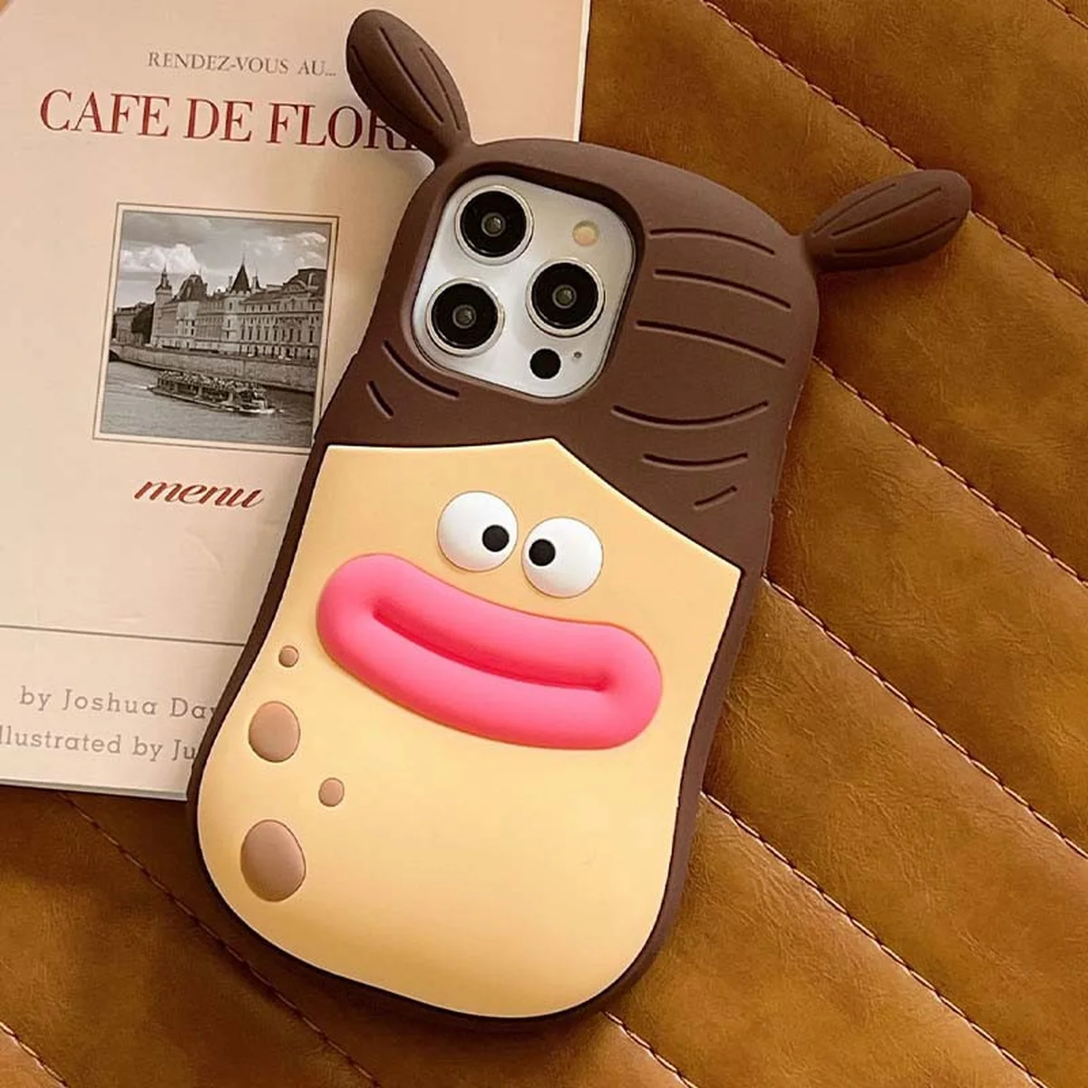 Силиконовый чехол Funny 3D для Apple iPhone 15 Pro Max (6.7") He