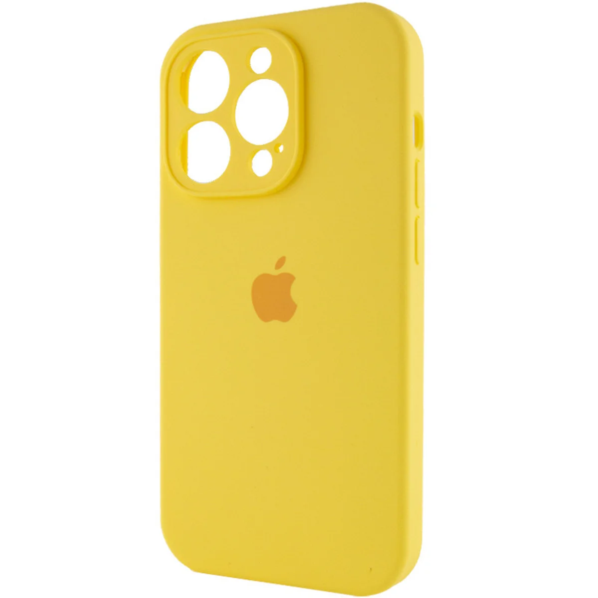 Чохол Silicone Case Full Camera Protective (AA) Apple iPhone 15 Pro Max (6.7") Жовтий / Yellow
