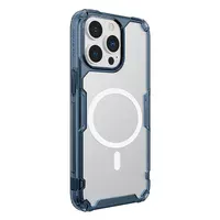 TPU чехол Nillkin Nature Pro Magnetic для Apple iPhone 15 Pro Max (6.7") Синий (прозрачный)