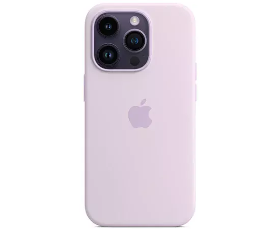Чохол Silicone Case Full Protective (AA) для Apple iPhone 15 Pro Max (6.7") Бузковий / Lilac