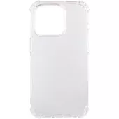 TPU чохол GETMAN Ease logo посилені кути для Apple iPhone 15 Pro Max (6.7") Безбарвний (прозорий)