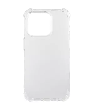 TPU чехол GETMAN Ease logo усиленные углы для Apple iPhone 15 Pro Max (6.7") Бесцветный (прозрачный)