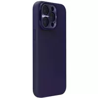 Чехол Silicone Nillkin LensWing Magnetic для Apple iPhone 15 Pro Max (6.7") Фиолетовый / Deep Purple