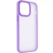 TPU+PC чохол Metal Buttons для Apple iPhone 15 Pro Max (6.7") Бузковий