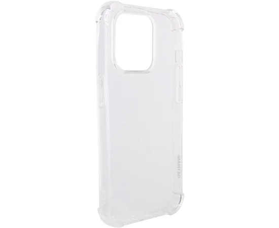 TPU чохол GETMAN Ease logo посилені кути для Apple iPhone 15 Pro Max (6.7") Безбарвний (прозорий)