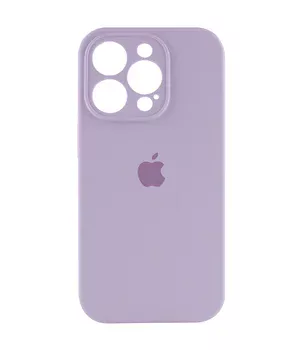 Чехол Silicone Case Full Camera Protective (AA) для Apple iPhone 15 Pro Max (6.7") Сиреневый / Lilac