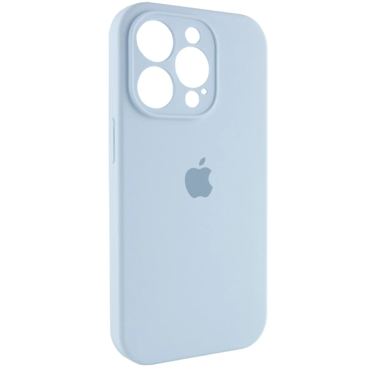 Чохол Silicone Case Full Camera Protective (AA) для Apple iPhone 15 Pro (6.1") Синій / Sweet Blue / PVH