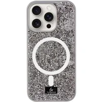 TPU чехол Bling World Rock Diamond with MagSafe для Apple iPhone 15 Pro (6.1") Grey