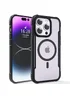 TPU+PC чехол Defense Clear with MagSafe для Apple iPhone 15 Pro (6.1") Черный