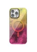 Чохол TPU Shiny Mountain (MagFit) для Apple iPhone 15 Pro (6.1") Yellow / Pink
