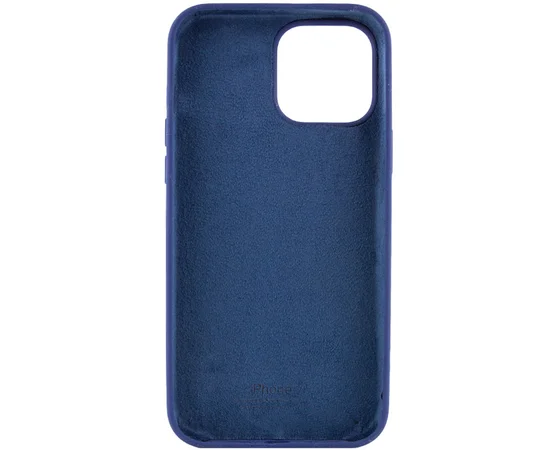 Чехол Silicone Case Full Protective (AA) для Apple iPhone 15 Pro (6.1") Синий / Deep navy
