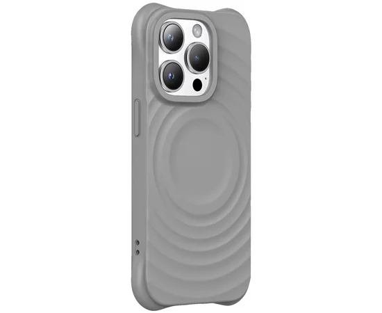 Чехол TPU Orbit with MagSafe для Apple iPhone 15 Pro (6.1") Dark Grey