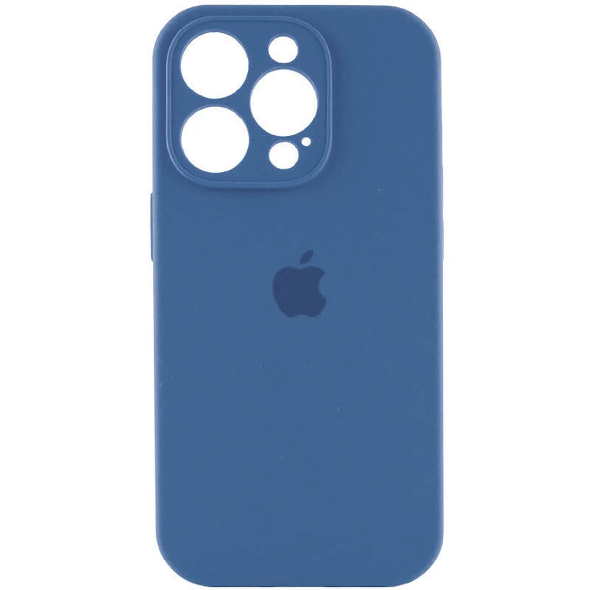 Чохол Silicone Case Full Camera Protective (AA) Apple iPhone 15 Pro (6.1") Синій / Blue Jay