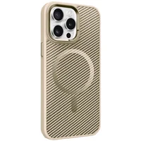 Чехол TPU+PC Carbon Mirage with MagSafe для Apple iPhone 15 Pro (6.1") Antique White