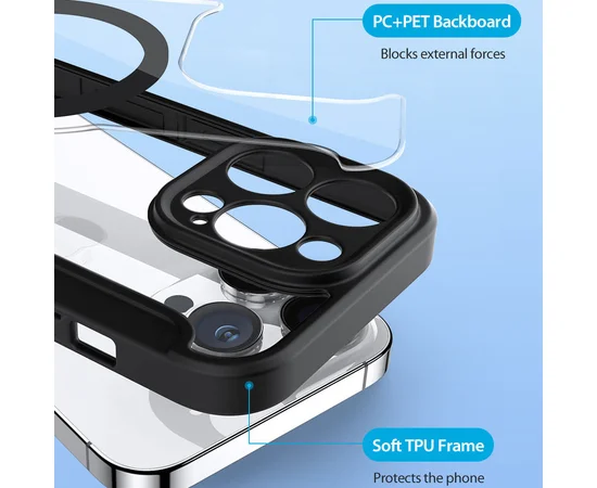 Чехол-книжка Dux Ducis Skin X Pro with MagSafe для Apple iPhone 15 Pro (6.1") Black