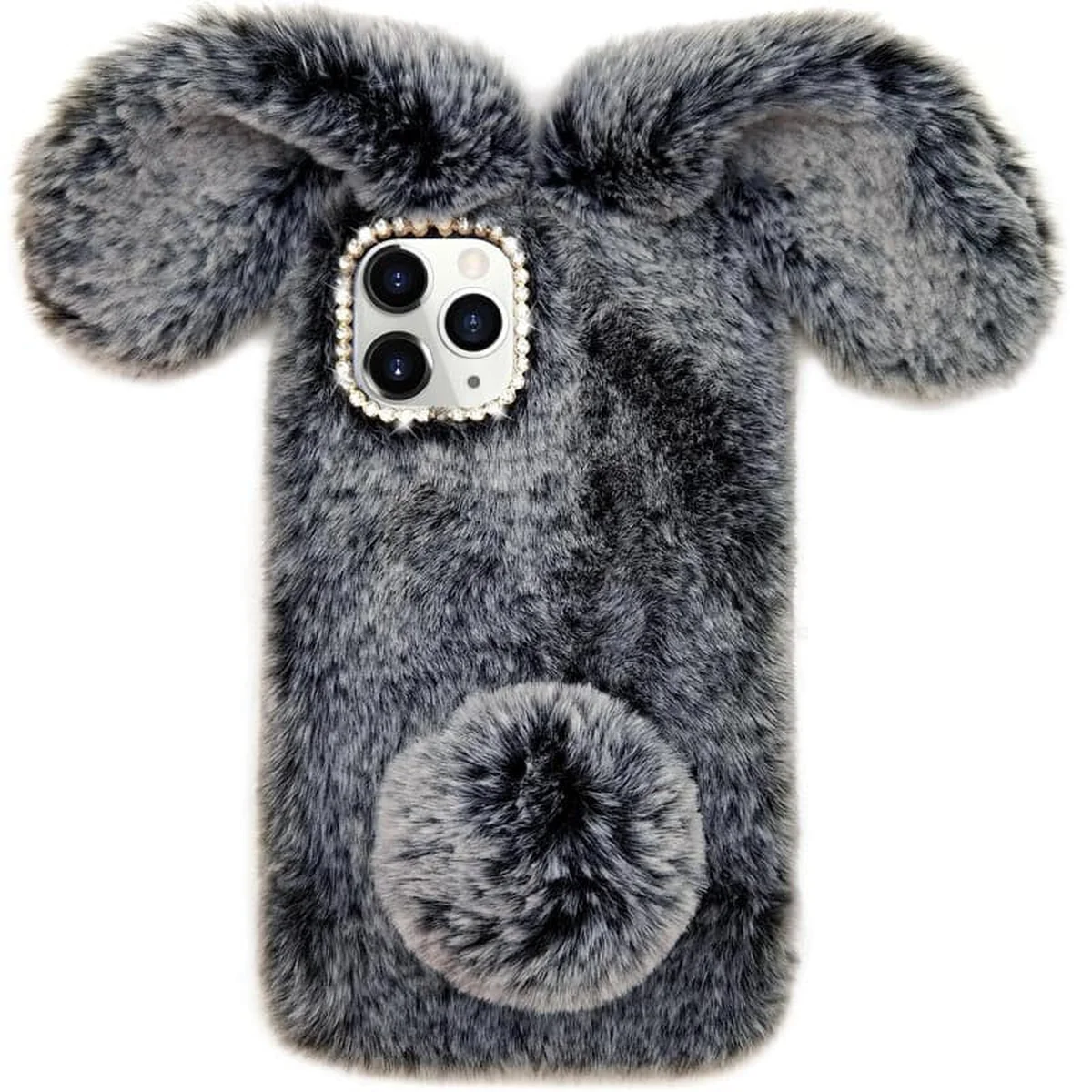 Чехол TPU Rabbit для Apple iPhone 15 Pro (6.1") Grey