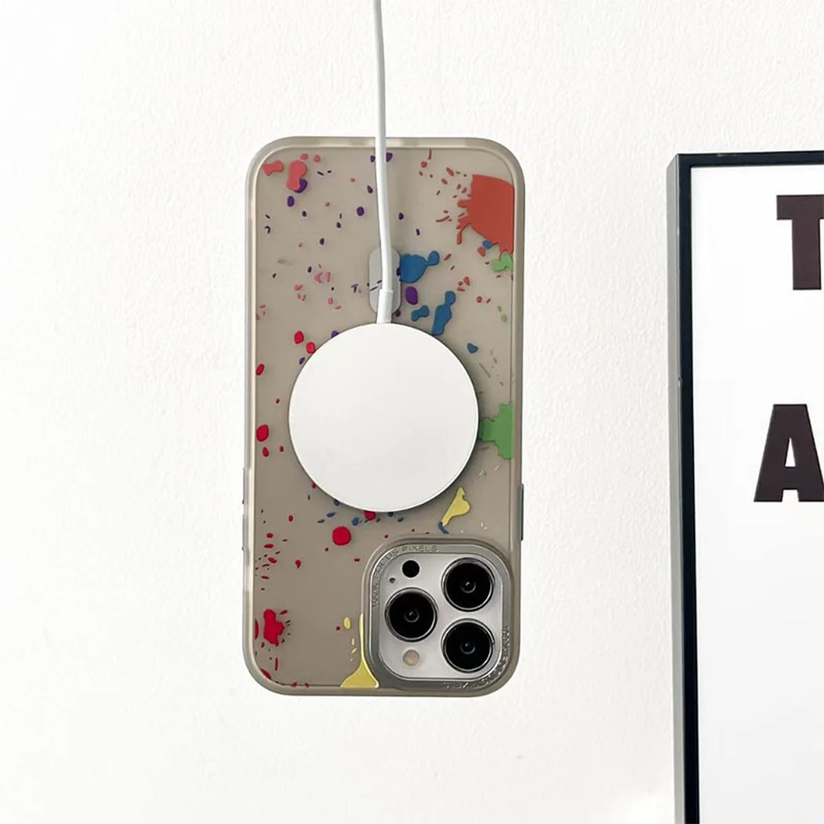 Чехол TPU+PC Flush with MagSafe для Apple iPhone 15 Pro (6.1") Titanium grey