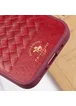 Кожаный чехол Polo Santa Barbara для Apple iPhone 15 Pro (6.1") Red