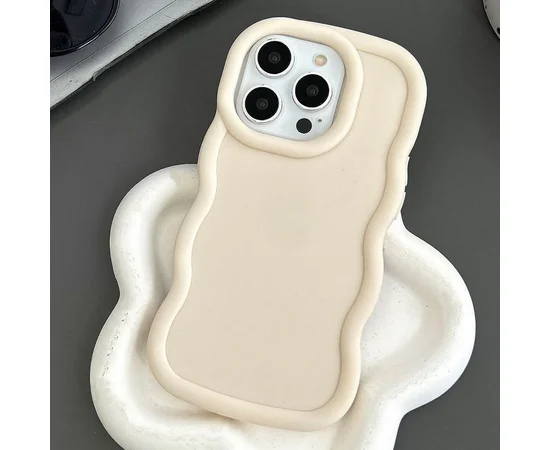 Чехол TPU Ripple для Apple iPhone 15 Pro (6.1") Antique White