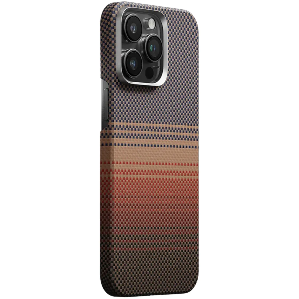 Чехол PC Carbon Protection Slim with MagSafe для Apple iPhone 15 Pro (6.1") Red