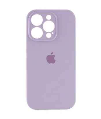 Чохол Silicone Case Full Camera Protective (AA) для Apple iPhone 15 Pro (6.1") Бузковий / Lilac