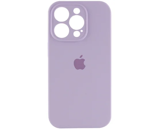 Чохол Silicone Case Full Camera Protective (AA) для Apple iPhone 15 Pro (6.1") Бузковий / Lilac
