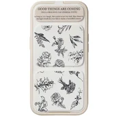 Чохол TPU Panel Stand для Apple iPhone 15 Pro (6.1") Floral Sketch