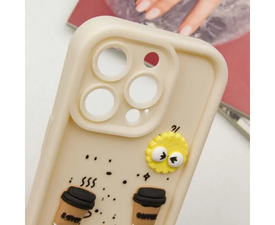 Чехол TPU Toys Case для Apple iPhone 15 Pro (6.1") Sand / Always Happy