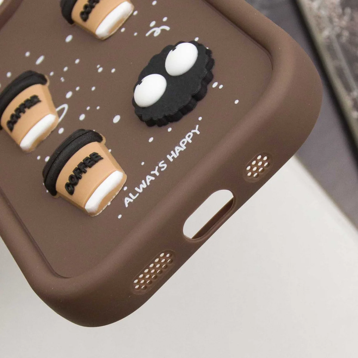 Чохол TPU Toys Case для Apple iPhone 15 Pro (6.1") Brown / Always Happy