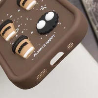 Чохол TPU Toys Case для Apple iPhone 15 Pro (6.1") Brown / Always Happy