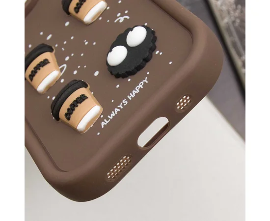 Чехол TPU Toys Case для Apple iPhone 15 Pro (6.1") Brown / Always Happy