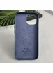 Шкіряний чохол Leather Case (AAA) з MagSafe and Animation для Apple iPhone 15 Pro (6.1") Blue