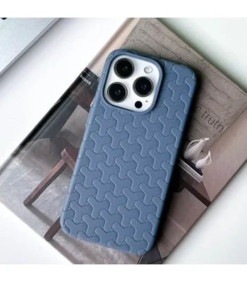 Чехол TPU Weaving для Apple iPhone 15 Pro (6.1") Blue