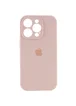 Чохол Silicone Case Full Camera Protective (AA) Apple iPhone 15 Pro (6.1") Рожевий / Pink Sand