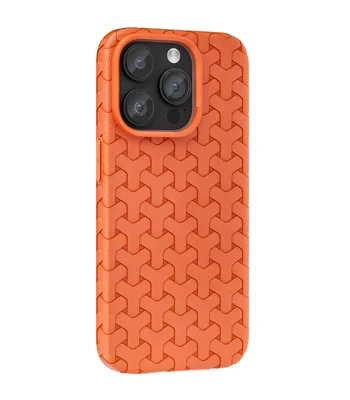 Чехол TPU Weaving для Apple iPhone 15 Pro (6.1") Orange