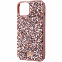 TPU чохол Bling World Rock Diamond для Apple iPhone 15 Pro (6.1") Рожевий