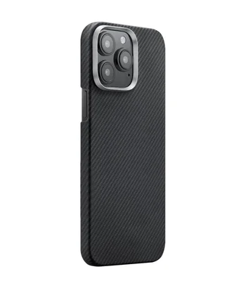 Чохол PC Carbon Protection Slim with MagSafe для Apple iPhone 15 Pro (6.1") Black
