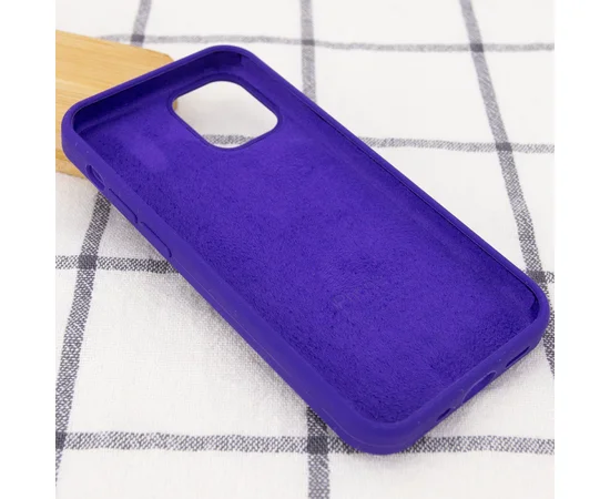 Чехол Silicone Case Full Protective (AA) для Apple iPhone 15 Pro (6.1") Фиолетовый / Ultra Violet
