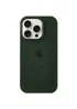 Чохол Silicone Case Full Protective (AA) with MagSafe для Apple iPhone 15 Pro (6.1") Зелений / Dark Olive