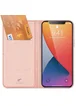 Чехол-книжка Dux Ducis с карманом для визиток для Apple iPhone 15 Pro (6.1") Rose Gold