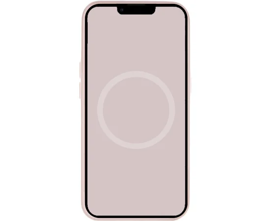 Чехол Silicone case (AAA) full with Magsafe and Animation для Apple iPhone 15 Pro (6.1") Розовый / Light pink